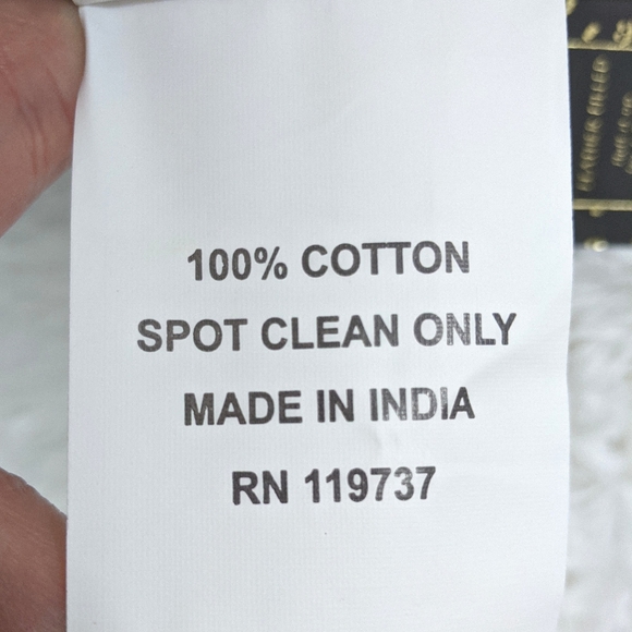 Salem's Haunting Boo White and Black Sequin Halloween Lumbar Pillow - Picture 6 of 7